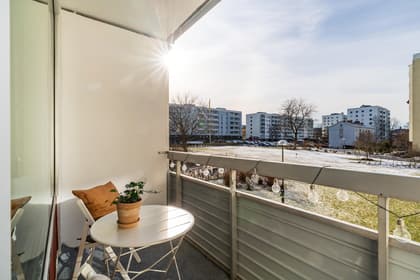 Balkong eller utsiktsbild