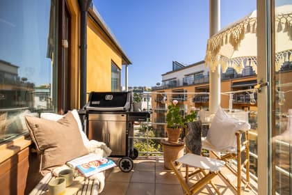 Balkong eller utsiktsbild