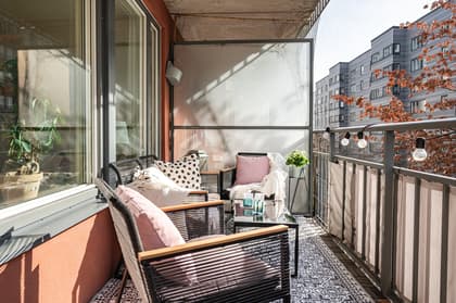 Balkong eller utsiktsbild