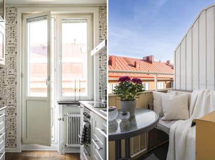 Balkong eller utsiktsbild