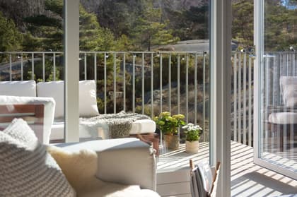 Balkong eller utsiktsbild