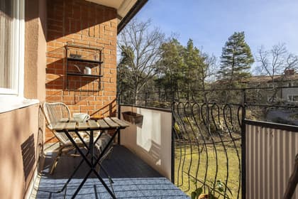 Balkong eller utsiktsbild