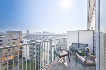 Balkong eller utsiktsbild