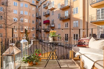 Balkong eller utsiktsbild