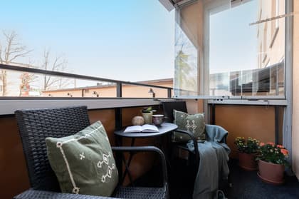 Balkong eller utsiktsbild