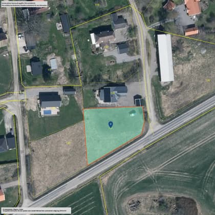 Illustrerad karta över fastigheten eller området