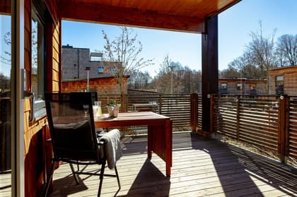 Balkong eller utsiktsbild