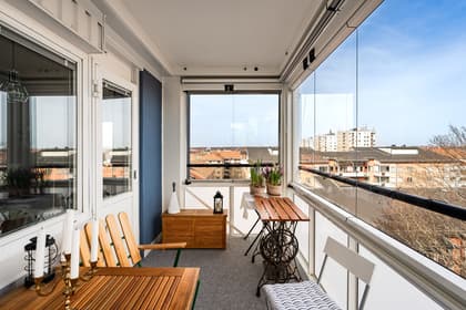 Balkong eller utsiktsbild