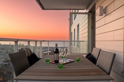 Balkong eller utsiktsbild