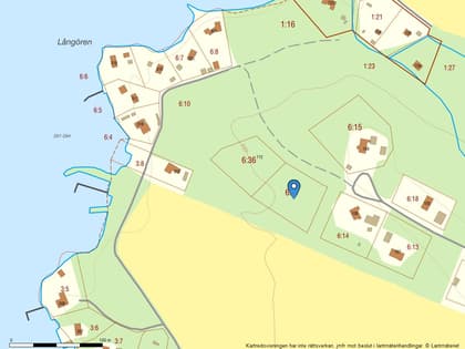 Illustrerad karta över fastigheten eller området