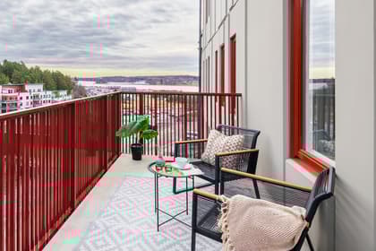 Balkong eller utsiktsbild