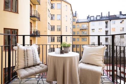 Balkong eller utsiktsbild