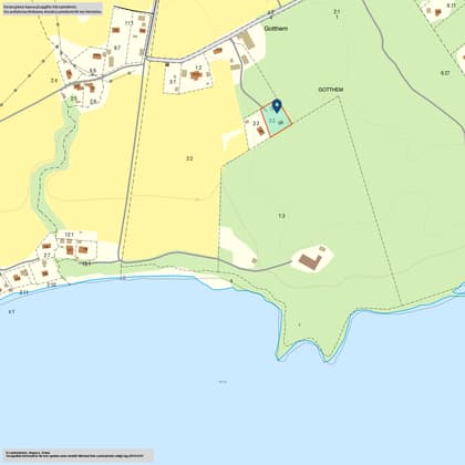 Illustrerad karta över fastigheten eller området