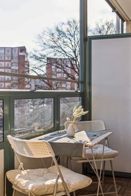 Balkong eller utsiktsbild