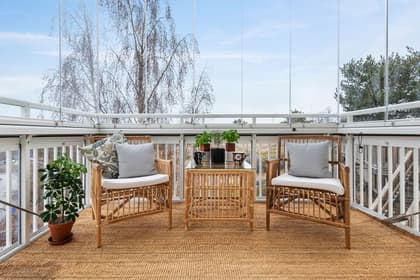 Balkong eller utsiktsbild