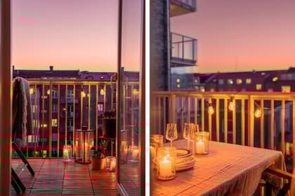 Balkong eller utsiktsbild