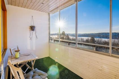 Balkong eller utsiktsbild