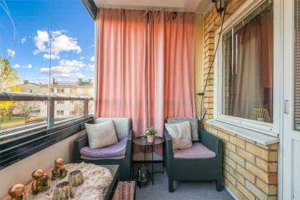 Balkong eller utsiktsbild