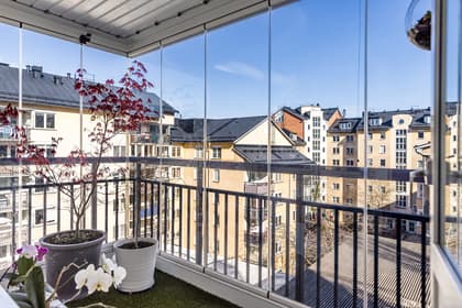 Balkong eller utsiktsbild