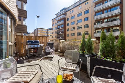 Balkong eller utsiktsbild