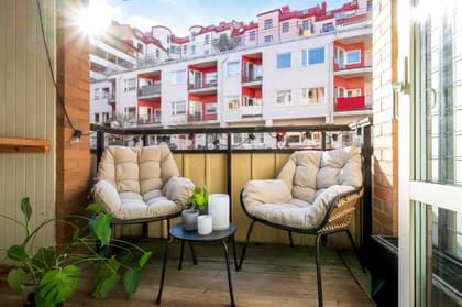 Balkong eller utsiktsbild