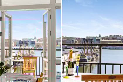 Balkong eller utsiktsbild