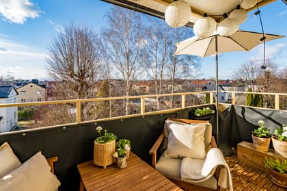 Balkong eller utsiktsbild