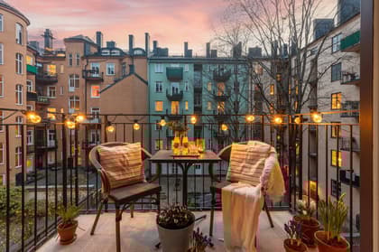 Balkong eller utsiktsbild