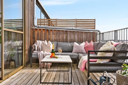 Balkong eller utsiktsbild