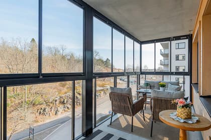 Balkong eller utsiktsbild