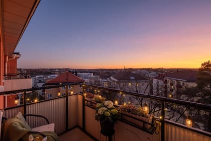 Balkong eller utsiktsbild