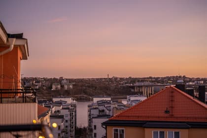 Balkong eller utsiktsbild