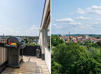 Balkong eller utsiktsbild