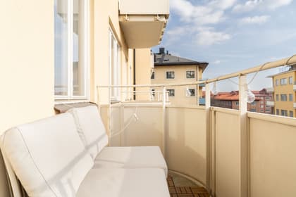 Balkong eller utsiktsbild