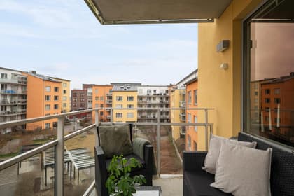 Balkong eller utsiktsbild