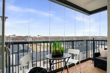 Balkong eller utsiktsbild