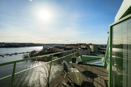 Balkong eller utsiktsbild