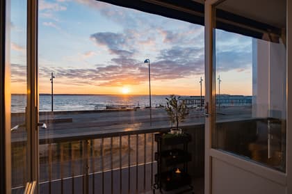 Balkong eller utsiktsbild