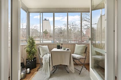 Balkong eller utsiktsbild