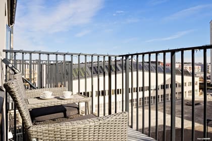 Balkong eller utsiktsbild