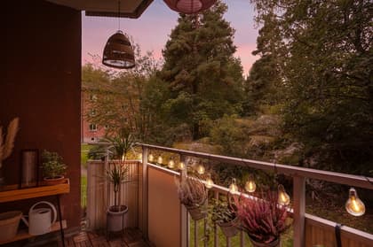 Balkong eller utsiktsbild