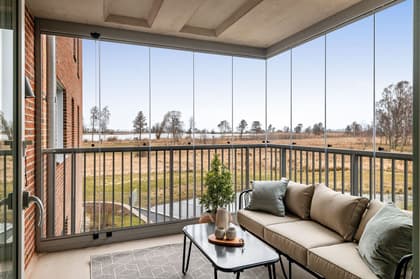 Balkong eller utsiktsbild