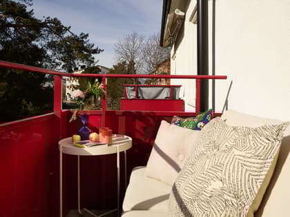 Balkong eller utsiktsbild