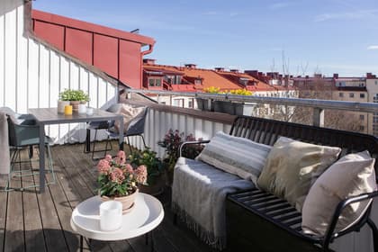 Balkong eller utsiktsbild