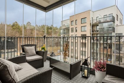 Balkong eller utsiktsbild