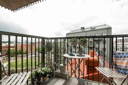 Balkong eller utsiktsbild