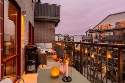 Balkong eller utsiktsbild