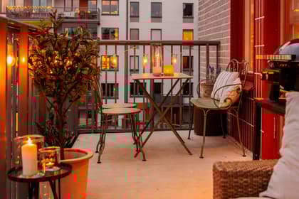 Balkong eller utsiktsbild