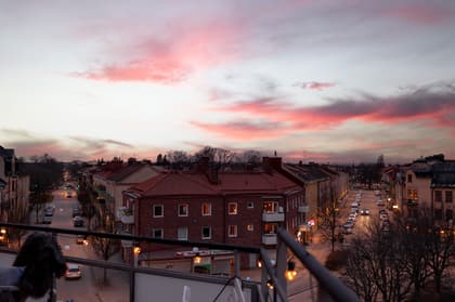 Balkong eller utsiktsbild