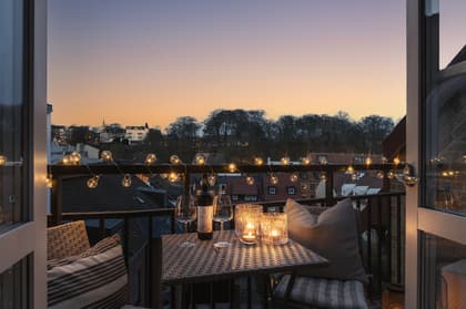 Balkong eller utsiktsbild